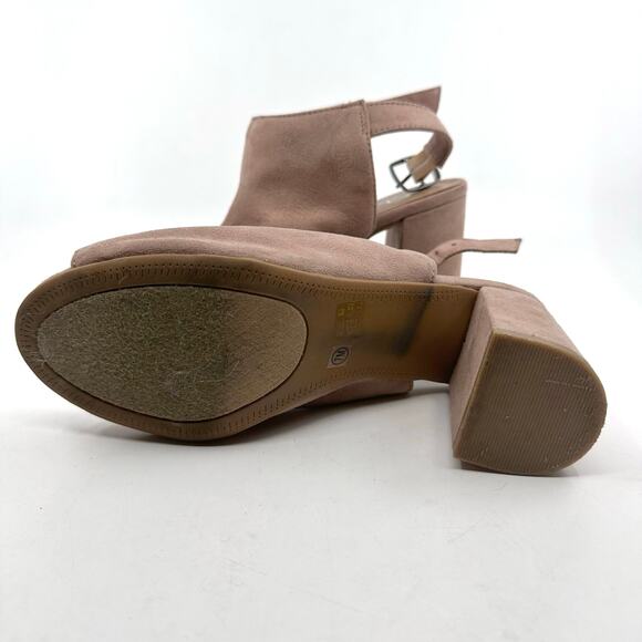 CL by Laundry Peep Toe Slingback Bestie Sandals Womens US 7 EU 37.5 Powder Pink - Picture 7 of 8